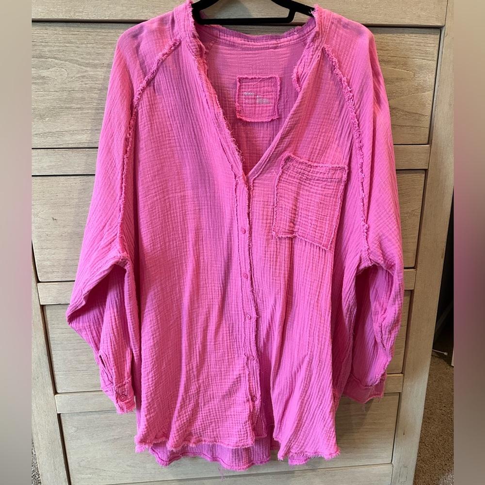 Aerie oversized beach coverup